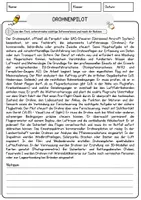 Vorschau - Arbeitsblätter - Drohnenpilot Beruf Arbeitsblätter mit Fragen + Lösungen Deutsch DaZ AB - Seite 1