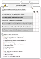 Vorschau - Arbeitsblätter - Filmproduzent Beruf Arbeitsblätter mit Fragen + Lösungen Deutsch DaZ AB - Seite 2