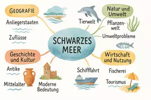 Vorschau - Arbeitsblätter - Arbeitsblatt "Schwarzes Meer" + Onlineübung & MP3 + Mindmap - Seite 1
