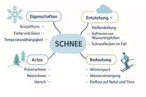Vorschau - Arbeitsblätter - Arbeitsblatt "Schnee" + Onlineübung & MP3 + Mindmap + Infografik - Seite 2