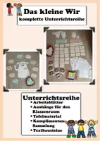 Vorschau - Unterrichtsreihen - Das kleine Wir Klassengemeinschaft stärken Sachunterricht Klasse 2 - Deckblatt
