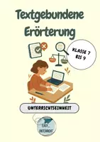 Vorschau - Unterrichtsreihen - textgebundene Erörterung komplette Unterrichtseinheit Klasse 7-9 - Deckblatt