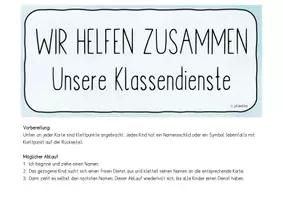 Vorschau - Poster - Klassendienste - Seite 3