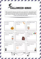 Vorschau - Arbeitsblätter - Halloween - Game: Find someone who - Seite 1