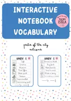 Vista previa - Unidades / Secuencias / Situaciones de Aprendizaje - Interactive notebook vocabulary - Portada