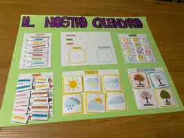 anteprima - Materiale di supporto/inclusione - Calendario di classe - Routine per primaria e infanzia - Pagina di copertina