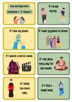 Vorschau - Spiele - Conditional I / If-Clauses 1 - 39 Stop and Swap Cards - Deckblatt