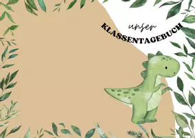 Vorschau - Anderer Materialtyp - Unser Klassentagebuch Einband + How to Dinoklasse - Seite 1