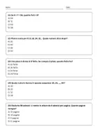 anteprima - Quiz - Individuare i multipli di 8 fino a 100 e usarli per semplici problem. - Pagina 3