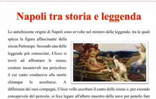 anteprima - Materiale di supporto/inclusione - Storia millenaria di Napoli - Pagina di copertina