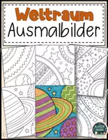Vorschau - Arbeitsblätter - Weltraum-Motive zum Ausmalen: Vorlagen zum Ausdrucken - Deckblatt