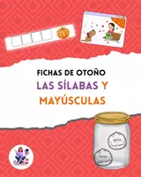 Vista previa - Unidades / Secuencias / Situaciones de Aprendizaje - Fichas otoño.Sílabas y mayúsculas - Portada