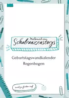 Vorschau - Poster - Wandkalender Regenbogen - Deckblatt