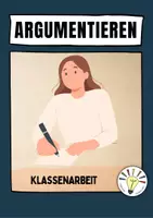 Vorschau - Klassenarbeiten - Argumentieren (Klassenarbeit) - Deckblatt