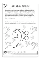 Vorschau - Arbeitsblätter - Bassschlüssel und C-Dur-Tonleiter - Seite 2