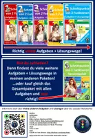 Vorschau - Arbeitsblätter - Schnittpunkte von zwei Funktionen | Aufgabe - KOSTENLOS - Seite 3