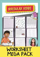 anteprima - Esercizi - Verbi Irregolari in Inglese – Schede Didattiche & Esercizi (15 pagine) - Pagina di copertina