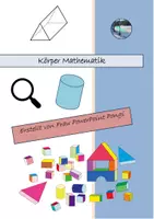 Vorschau - Präsentationen/Tafelbilder - Volumen mathematischer Dreiecksprismen - Deckblatt