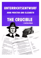 Vorschau - Stundenentwürfe - Unterrichtsentwurf zu The Crucible - John Proctor and Elizabeth (Oberstufe) - Deckblatt