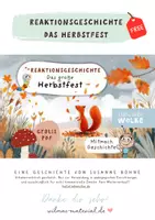Vorschau - Anderer Materialtyp - Reaktionsgeschichte Herbst Kindergarten: Mitmachgeschichte "Das große Herbstfest" - kostenloses PDF - Seite 1