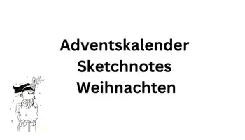 Vorschau - Anderer Materialtyp - Adventskalender Sketchnotes Weihnachten - Deckblatt
