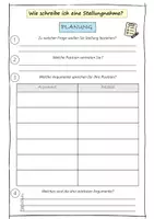Vorschau - Arbeitsblätter - Wie schreibe ich eine Stellungnahme? Schritt für Schritt Anleitung + Aufbau & Planung inkl. Differenzierungsmaterial - Seite 2
