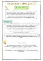 Vorschau - Arbeitsblätter - Wie schreibe ich eine Stellungnahme? Schritt für Schritt Anleitung + Aufbau & Planung inkl. Differenzierungsmaterial - Seite 3