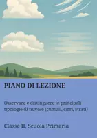 anteprima - Piani di lezione - Osservare e distinguere le principali tipologie di nuvole (cumuli, cirri, strati) - Pagina di copertina