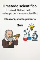 anteprima - Quiz - Il metodo scientifico: il ruolo di Galileo - Pagina di copertina