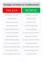 Vorschau - Arbeitsblätter - Verkehrserziehung Richtiges Verhalten im Straßenverkehr - Seite 3
