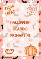 Aperçu - Feuilles d'exercices - L’histoire d’Halloween. Primaire. Anglais. - Page de couverture