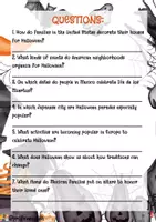 Aperçu - Feuilles d'exercices - Halloween aujourd’hui. Collège. Anglais. - Page 3