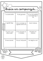 Vista previa - Manualidades / Dibujos para colorear - Banderines presentación: Encuentra a un compañero CAT/CAST - página 2