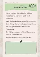 Vorschau - Arbeitsblätter - Alltag im Absolutismus- Leben am Hof und Volk (+Fördermaterial) - Seite 3