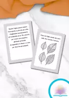 anteprima - Materiale per pittura e bricolage - Foglie artistiche - Lavoretto d'autunno - Pagina di copertina