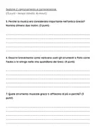 anteprima - Compiti in classe/Test - Esame: Conoscere gli strumenti musicali principali dell’antica Grecia - Pagina 3