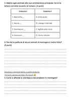 anteprima - Compiti in classe/Test - Esame di scienze: animali di montagna - Pagina 2