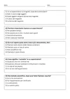 anteprima - Quiz - Applicare il metodo scientifico a semplici esperimenti - Pagina 3