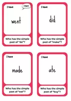 Vorschau - Spiele - I have- who has...? - Irregular Verbs | Warm up game English, Klassenübergreifend - Seite 1