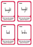 Vorschau - Spiele - I have- who has...? - Irregular Verbs | Warm up game English, Klassenübergreifend - Seite 2