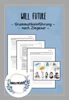 Vorschau - Stundenentwürfe - Will Future - induktive Grammatikeinführung - Englischunterricht - Deckblatt