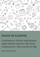 anteprima - Piani di lezione - PL confrontare gli adattamenti degli animali montani - Pagina di copertina