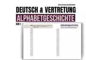 Vorschau - Arbeitsblätter - Alphabetgeschichte - Seite 1