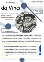 Vorschau - Arbeitsblätter - Leonardo da Vinci – Ein Künstler und echtes Multitalent - Deckblatt