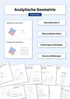 Vorschau - Präsentationen/Tafelbilder - Präsentation: Einführung in die analytische Geometrie (Geometrie | GK & LK) - Deckblatt