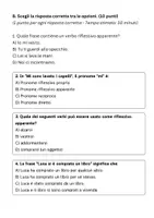 anteprima - Compiti in classe/Test - Usare correttamente i verbi riflessivi apparenti in frasi scritte. - Pagina 2