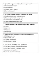 anteprima - Compiti in classe/Test - Usare correttamente i verbi riflessivi apparenti in frasi scritte. - Pagina 3