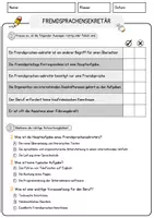 Vorschau - Arbeitsblätter - Fremdsprachensekretär Beruf Arbeitsblätter mit Fragen + Lösungen Deutsch DaZ AB - Seite 2