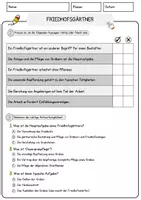 Vorschau - Arbeitsblätter - Friedhofsgärtner Beruf Arbeitsblätter mit Fragen + Lösungen Deutsch DaZ AB - Seite 2
