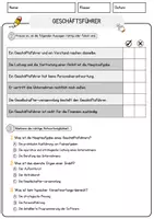 Vorschau - Arbeitsblätter - Geschäftsführer Beruf Arbeitsblätter mit Fragen + Lösungen Deutsch DaZ AB - Seite 2